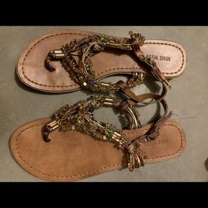 Jeweled Sandals